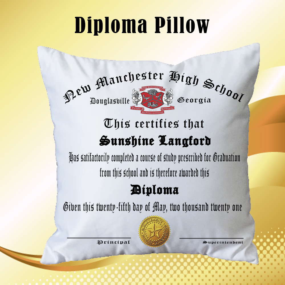 Diploma Pillow Template (Photoshop/Affinity)