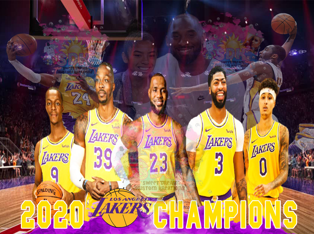 LAKERS & KOBE CHAMPIONSHIP 2020 (PNG)