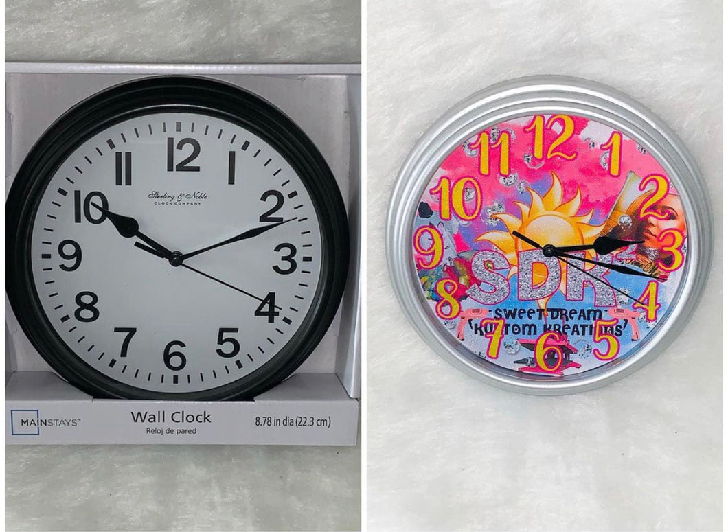 Wall Clock Template (PNG)